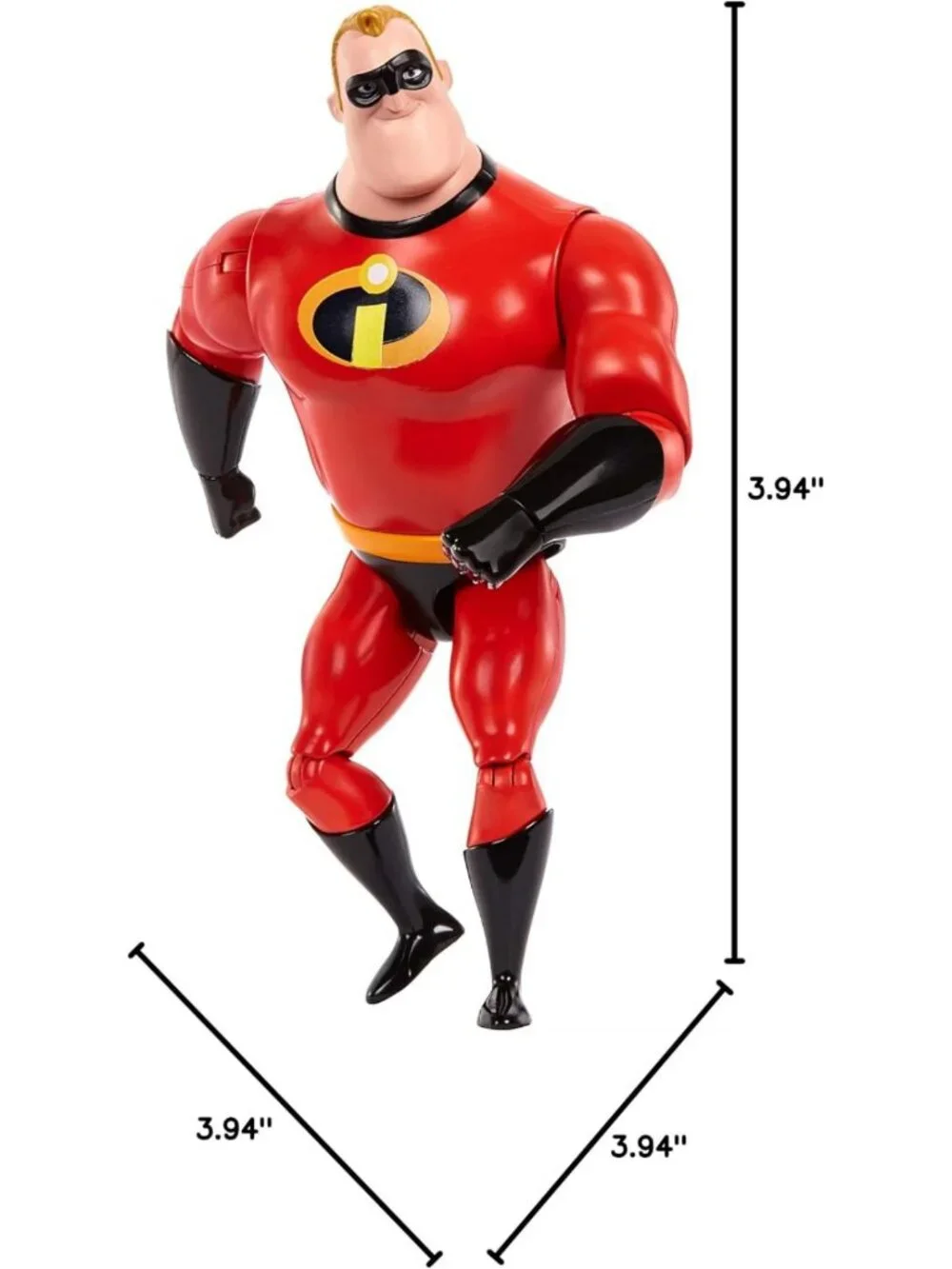 Highly Posable Pixar Mr. Incredible Action Figure - Authentic Costume, Kids